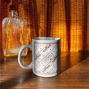 Vintage retro “coffee” mug